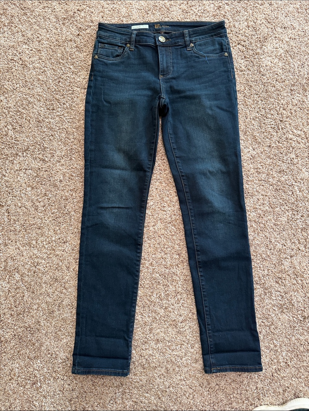 Kut from the Kloth Dark Blue Women's Straight leg Jeans